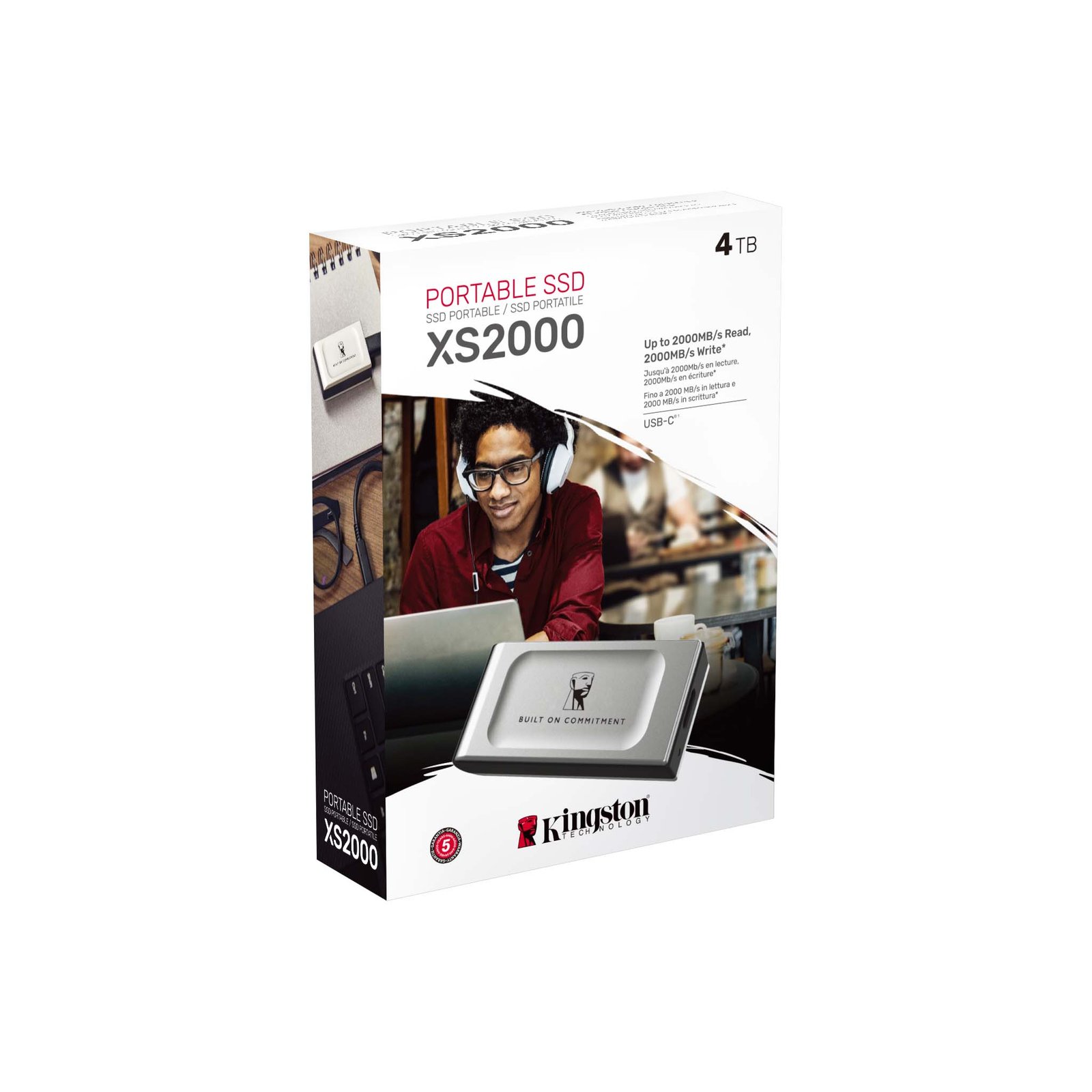 Kingston XS2000 4TB USB 3.2 Gen 2×2 External Solid State Drive SXS2000/4000GA - Image 5