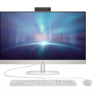 HP All-in-One 24-CR0121NH Intel Core i5 8GB 512GB SSD 23.8Inch Full HD Touch Screen, No Windows, Shell White Desktop