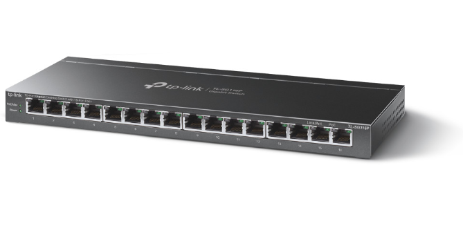 TP-Link TL-SG116P 16-Port Gigabit Desktop Switch - Image 3