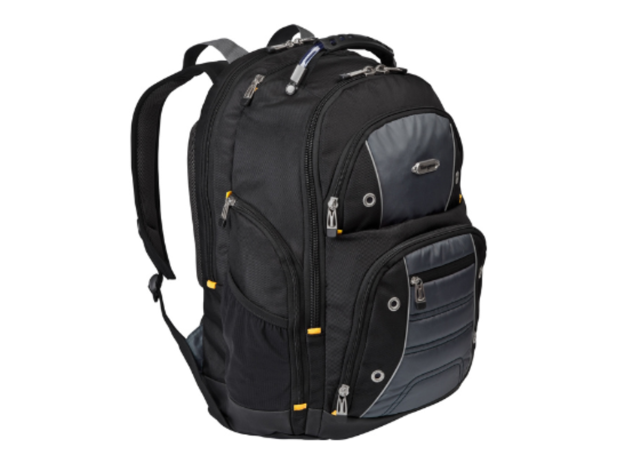 Targus Drifter Backpack Designed for Travel and Commute Outdoor Use fits up to 15.6-Inch Laptop, Black/Grey (TSB238EU) - Image 2