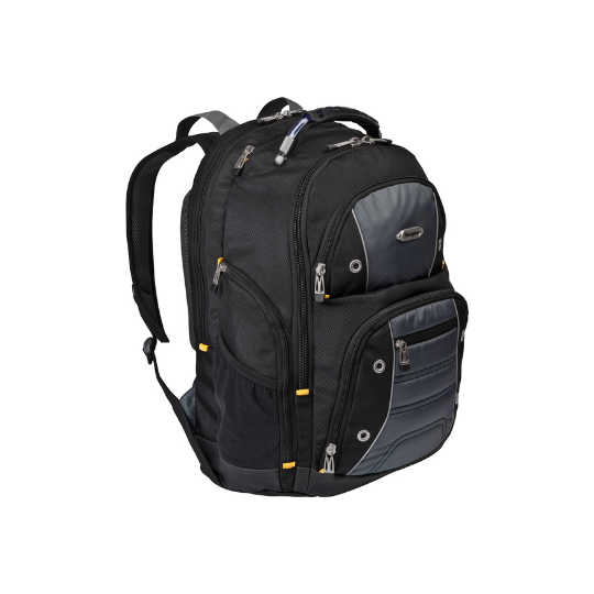 Targus Drifter Backpack Designed for Travel and Commute Outdoor Use fits up to 15.6-Inch Laptop, Black/Grey (TSB238EU) - Image 4