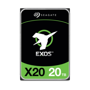 Seagate 20TB Exos X20 7200 rpm SATA III 6 Gb/s 3.5" Internal HDD - ST20000NM007D