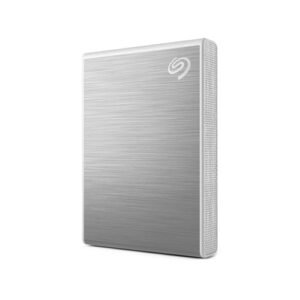 Seagate 2TB One Touch USB 3.2 Gen 2 External SSD (Silver Woven Fabric) - STKG2000401
