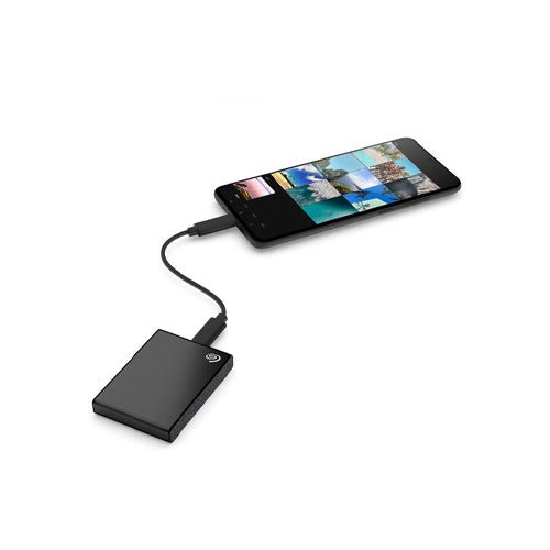 Seagate 2TB One Touch USB 3.2 Gen 2 External SSD (Black Woven Fabric) - STKG2000400 - Image 4