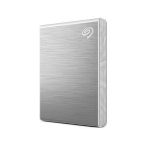 Seagate 1TB One Touch USB 3.2 Gen 2 External SSD (Silver Woven Fabric) - STKG1000401