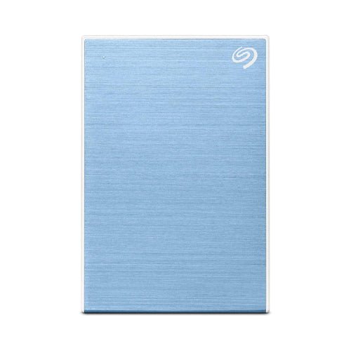 Seagate One Touch HDD with Password 2TB External Hard Drive f – Light Blue - STKY2000402