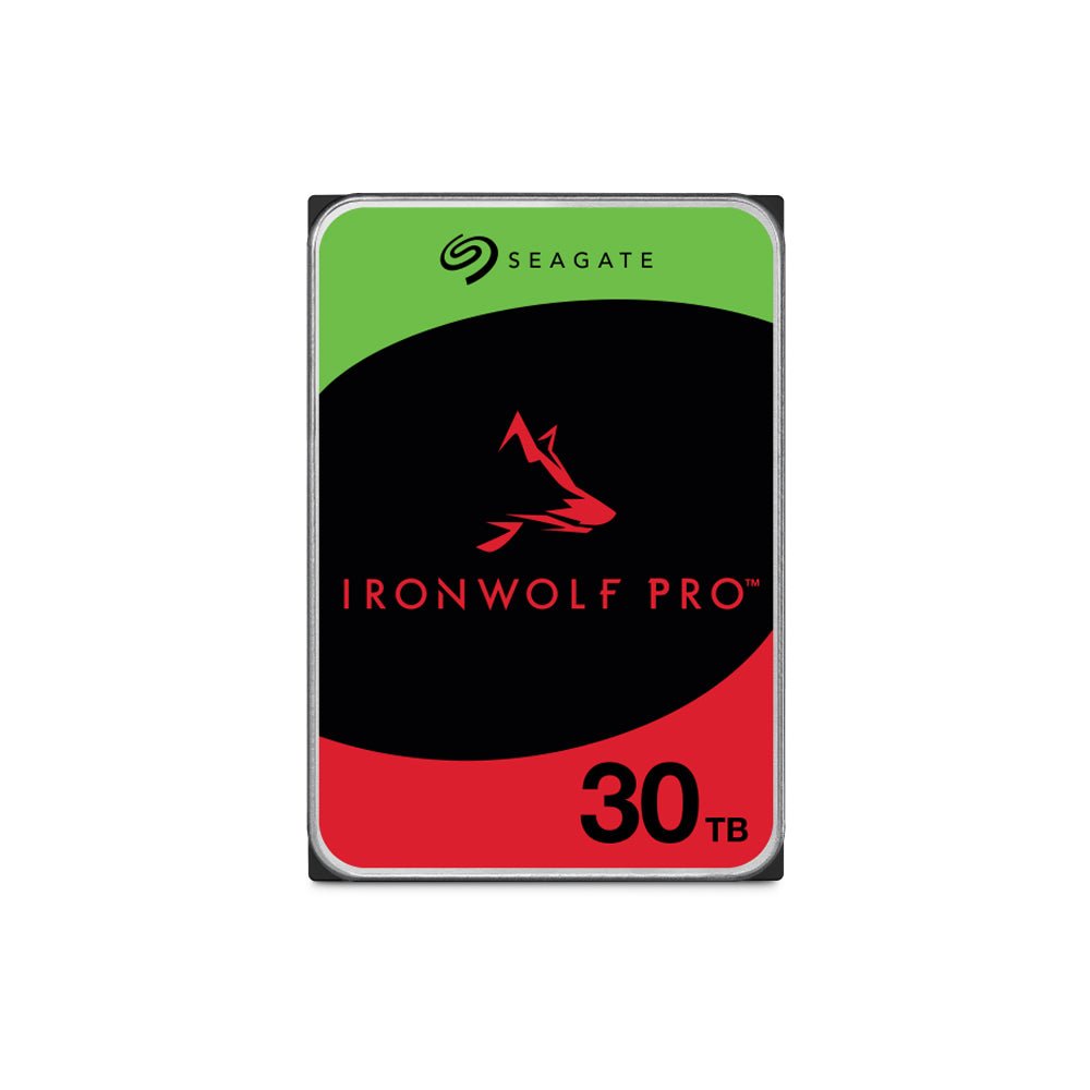 Seagate 30TB IronWolf Pro 7200 rpm SATA III 3.5" Internal NAS HDD - ST30000NT011