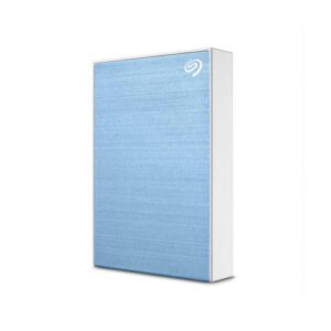 Seagate One Touch HDD with Password 5TB External Hard Drive – Light Blue - STKZ5000402