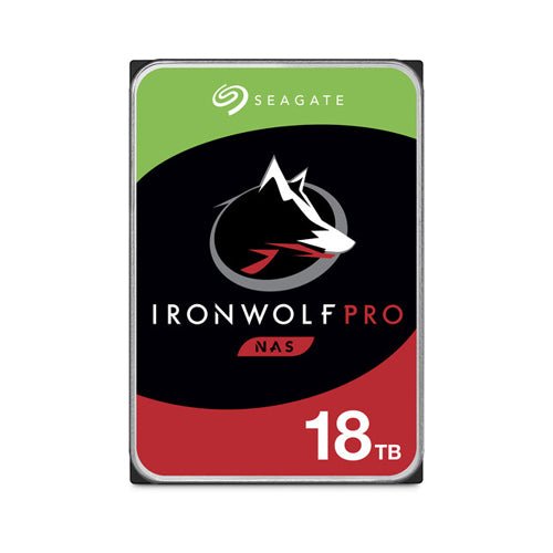 Seagate 18TB IronWolf Pro 7200 rpm SATA III 3.5" Internal NAS HDD - ST18000NT001