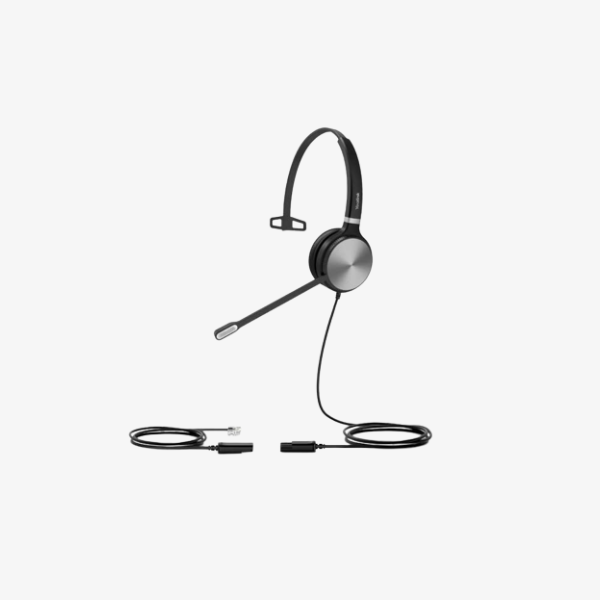 Yealink YHS36 Mono Wired Headset with QD to RJ Port