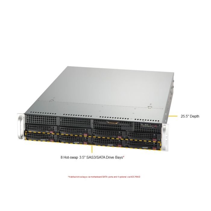 Supermicro 2U Mainstream A+ SuperServer (AS -2015A-TR) - Image 2