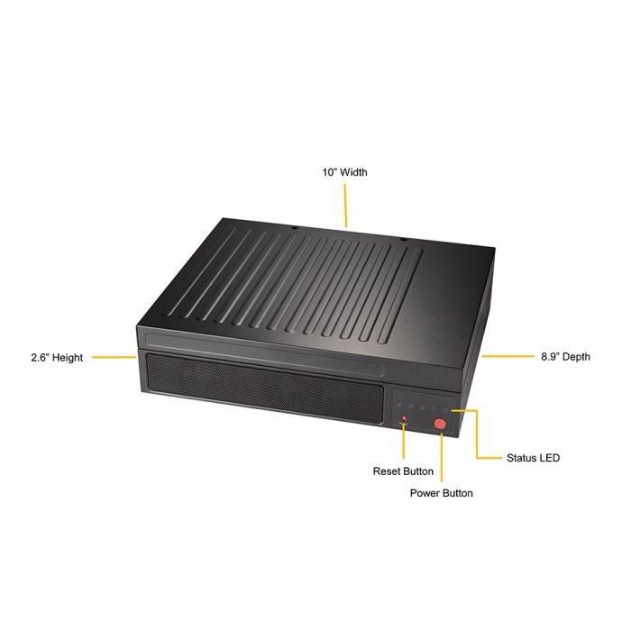 Supermicro 1U IOT/Embedded System (AS -E301-9D-8CN4) - Image 2