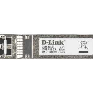 D-Link DEM-434XT 10GBase-ZR SFP+ Transceiver (Single-Mode 1550nm) (80km)