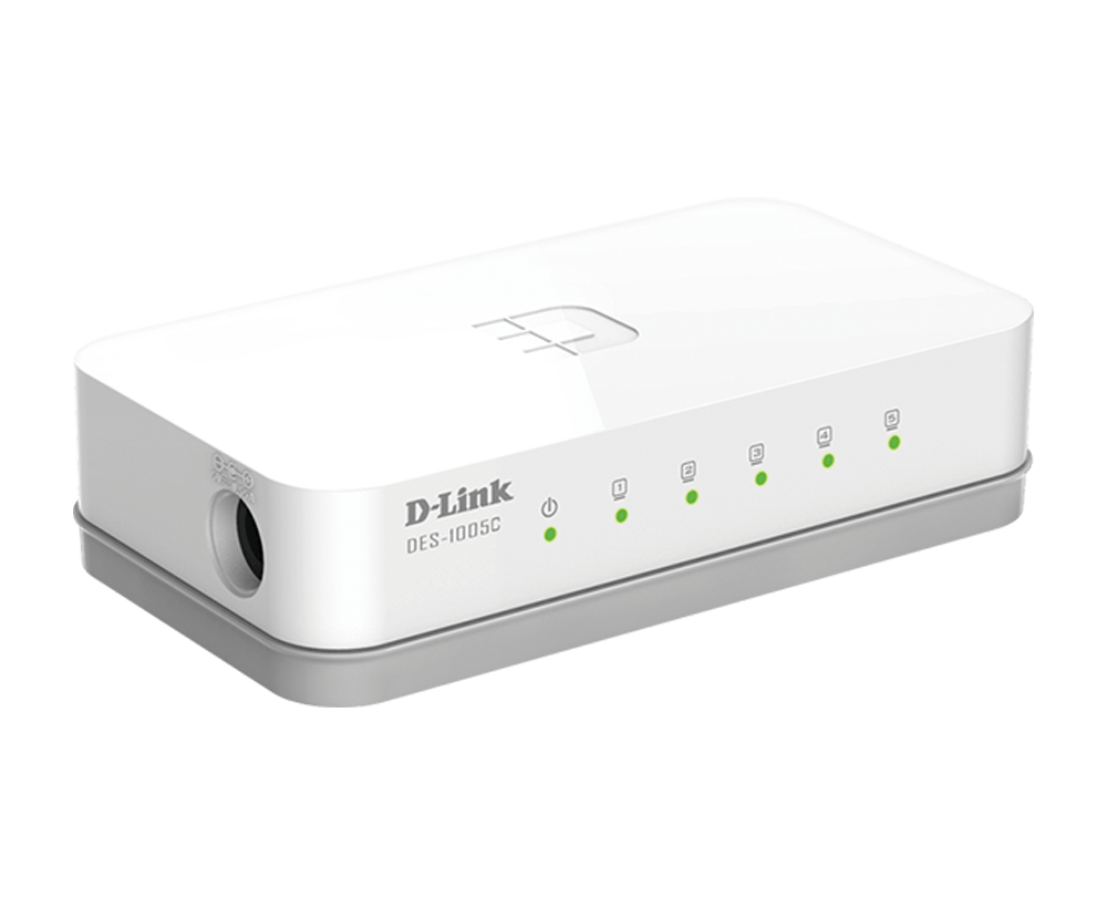 D-Link DES-1005C 5-Port Fast Ethernet Unmanaged Switch - Image 3