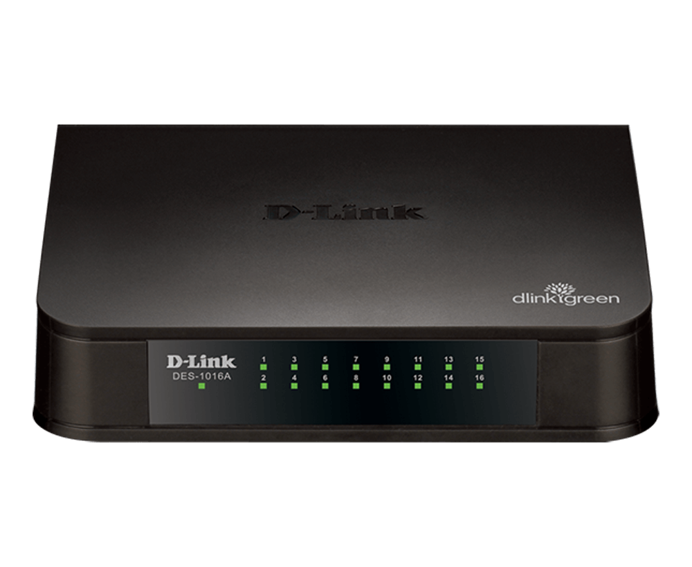 D-Link DES-1016A 16-Port Fast Ethernet Unmanaged Switch - Image 2