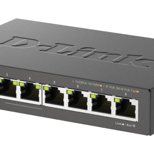 D-Link DGS-1008P 8-Port Gigabit Unmanaged PoE Switch