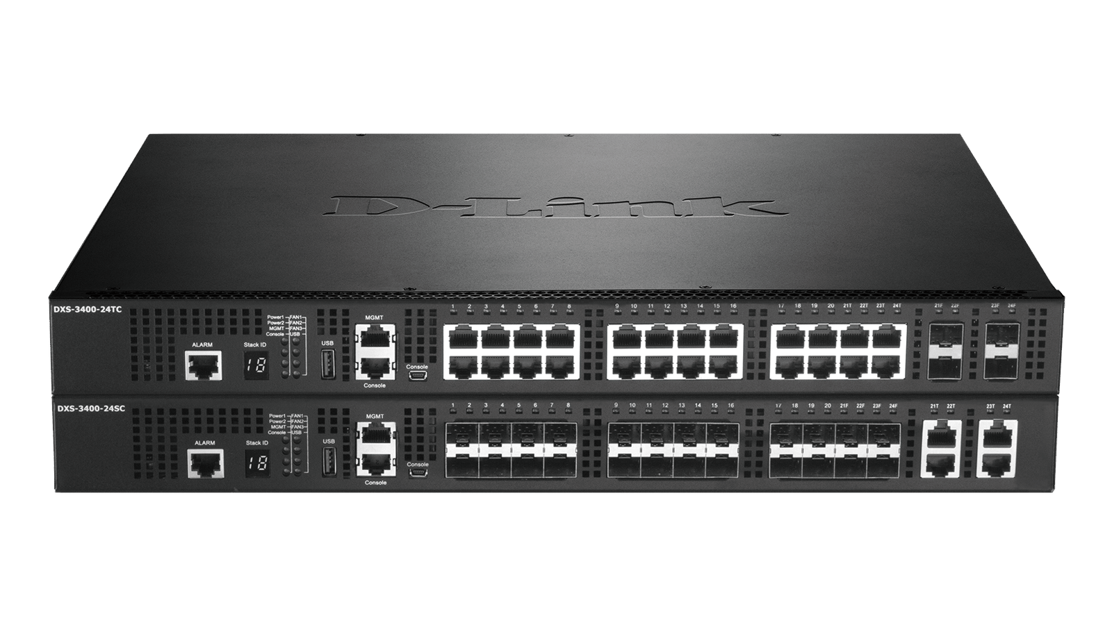 D-Link DXS-3400 Series Top of Rack 10 Gigabit Stackable Managed Switches - Image 2