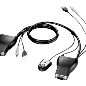 D-Link KVM-222 2-Port USB KVM Switch with Audio Support