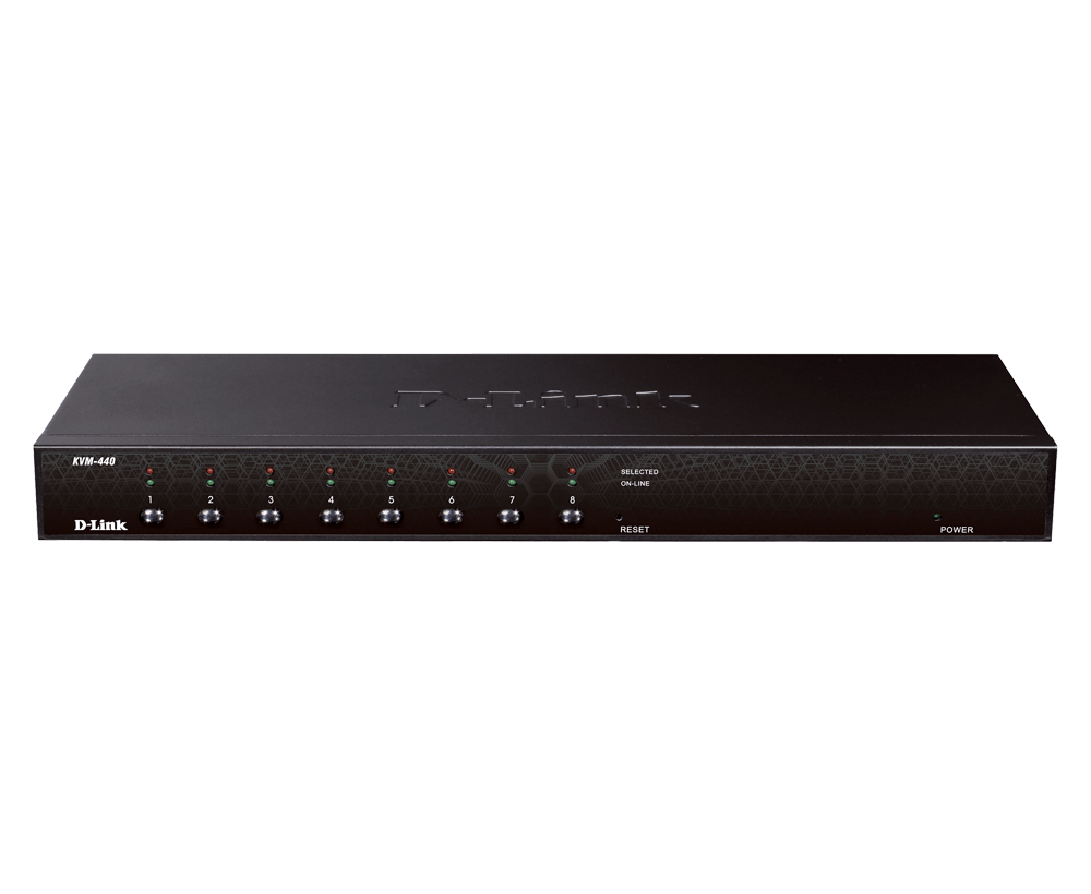 D-Link KVM-440 8-Port PS2 USB Combo KVM Switch - Image 2
