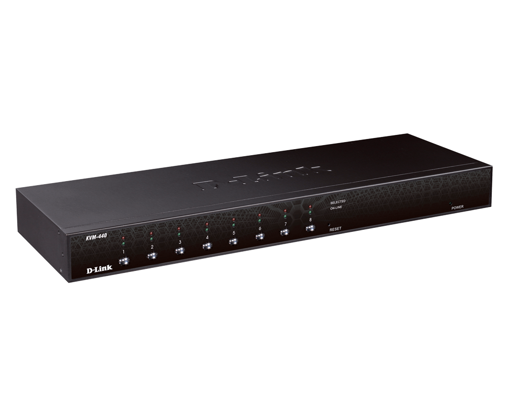 D-Link KVM-440 8-Port PS2 USB Combo KVM Switch - Image 3