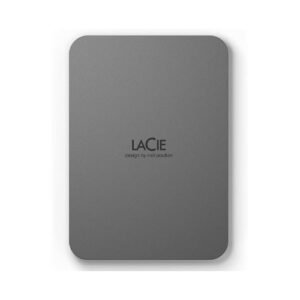LaCie Mobile Drive Secure, 5 TB, Portable External Hard Drive Space Grey - STLR5000400