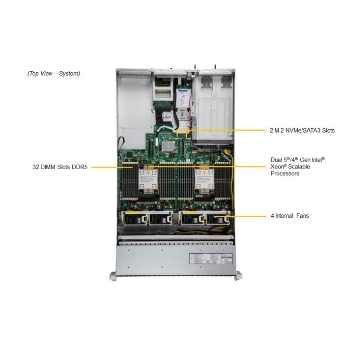 Supermicro 2U Hyper SuperServer (SYS-221H-TN24R) - Image 3