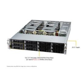 Supermicro 2U CloudDC SuperServer (SYS-521C-NR)