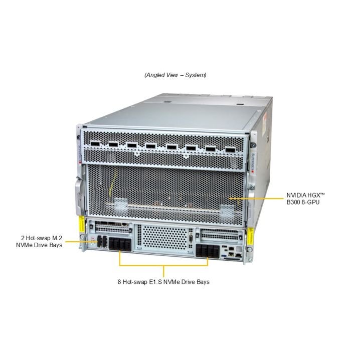 Supermicro 8U Gold Series GPU SuperServer (SYS-822GS-NB3RT-01-G2) - Image 2
