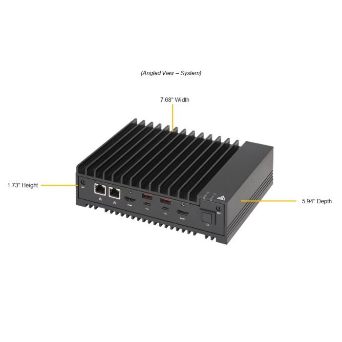 Supermicro IOT/Embedded System (SYS-E100-13AD-C) - Image 2